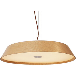 Tamago LED 51cm oak wooden pendant lamp Maxlight 2