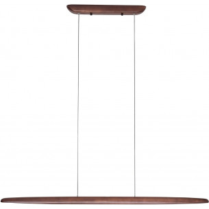 Woody LED 130cm walnut wooden pendant lamp Maxlight