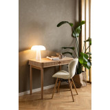 Langley 100x50cm oak veneer desk with drawer Actona