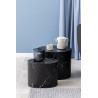 Mice black marble set of oval coffee tables Actona