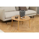 Stolik okrągły fornirowany Laudal 80cm dąb Actona Stolik okrągły fornirowany Laudal 80cm dąb Actona