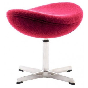 Jajo Chair red upholstered footstool insp. D2.Design