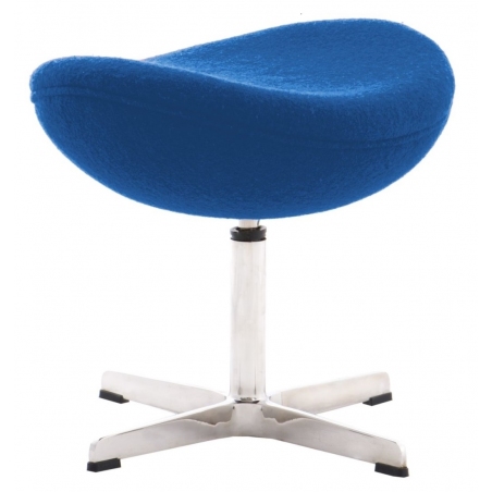 Jajo Chair blue upholstered footstool insp. D2.Design