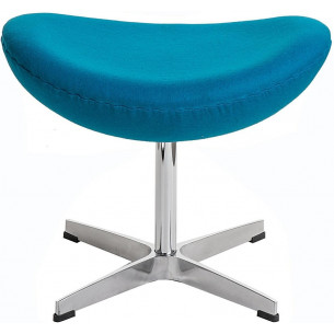 Jajo Chair light blue upholstered footstool insp. D2.Design