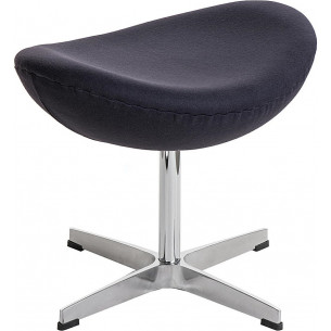 Jajo Chair graphite upholstered footstool insp. D2.Design