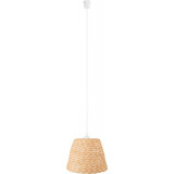 Stylowe oświetlenie boho - Lampa wisząca słomkowa boho Pot 30cm MaxLight, idealna do salonu, sypialni czy kuchni