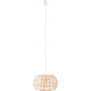 Stylowe oświetlenie boho - Lampa wisząca boho Praslin 39cm MaxLight, idealna do salonu, sypialni czy kuchni