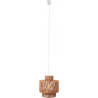 Stylowe oświetlenie boho - Lampa wisząca pleciona boho Labriz 35cm brązowa MaxLight, idealna do salonu, sypialni czy kuchni