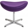 Jajo Chair light purple upholstered footstool insp. D2.Design