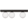 Sphere IIIa white opal&amp;black glass balls ceiling lamp Zumaline