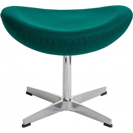 Jajo Chair dark green upholstered footstool insp. D2.Design