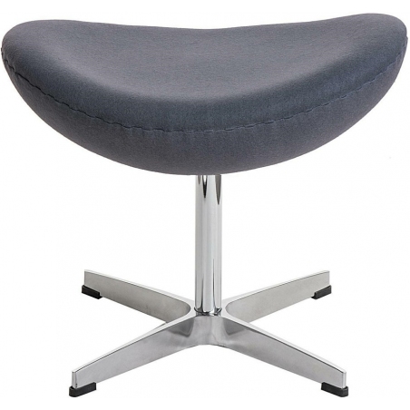 Jajo Chair grey upholstered footstool insp. D2.Design
