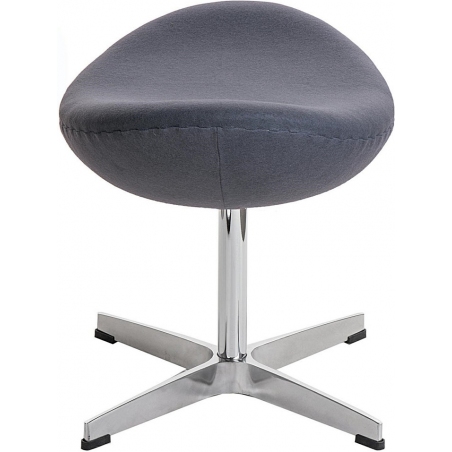 Jajo Chair grey upholstered footstool insp. D2.Design
