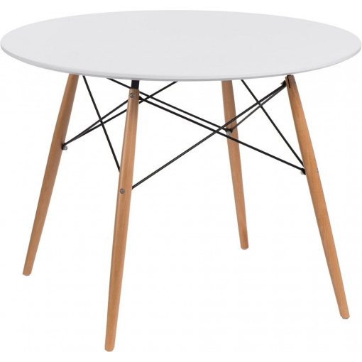 Large, round dining table DTW 100.