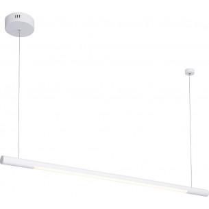 Organic 100 Led white linear pendant lamp MaxLight