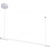 Organic 100 Led white linear pendant lamp MaxLight