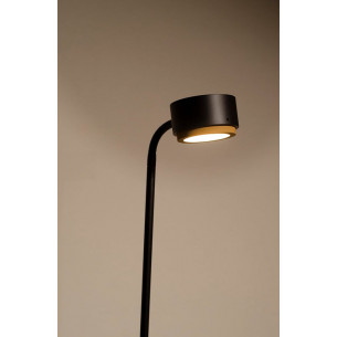 Lampa podłogowa ze ściemniaczem Jubi Concrete 240cm czarny / żółty LoftLight