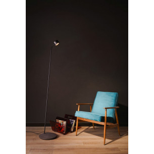 Lampa podłogowa ze ściemniaczem Jubi Concrete 240cm czarny / brąz LoftLight