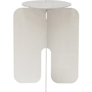 Stolik boczny metalowy Object104 40cm surowe aluminium NG Design 2