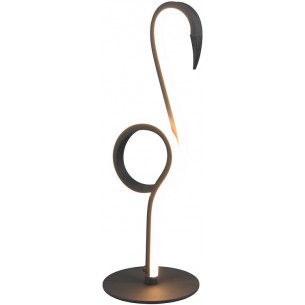 Ingo LED 3000K Black Matt Modern Table Lamp in the Shape of a Flamingo Reality