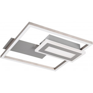 Spiro LED 3000K 33x30cm Nickel Modern Square Ceiling lamp Reality