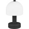 Lampka nocna retro Glenn opal / czarny mat Reality