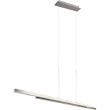 Lampa wisząca podłużna Odio LED 3000K 110cm nikiel mat Reality
