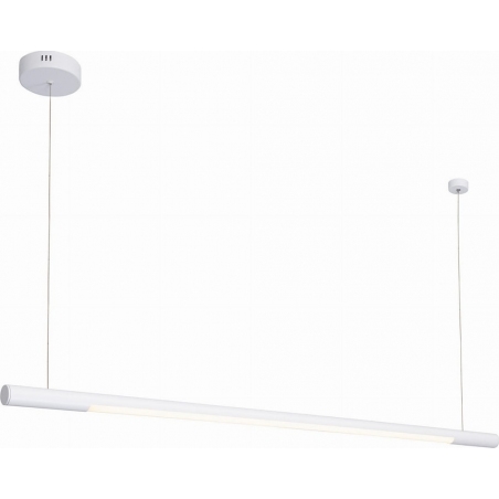 Designerska Lampa liniowa wisząca Organic 150 Led Biała MaxLight do jadalni nad stół.