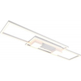 Plafon nowoczesny z pilotem Albany LED 100cm biały mat Trio