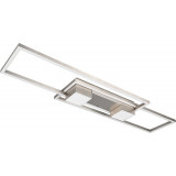Plafon nowoczesny z pilotem Albany LED 100cm nikiel mat Trio