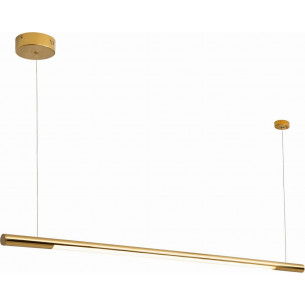 Organic 150 Led gold linear pendant lamp MaxLight