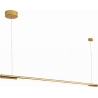 Organic 150 Led gold linear pendant lamp MaxLight