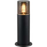 Hoosic 30cm matt Black&amp;Black Garden Post Trio