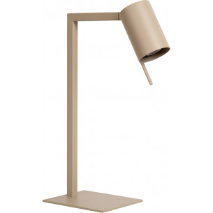 Lampa na biurko retro Lesley taupe Lucide