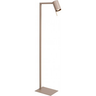 Lampa podłogowa do czytania Lesley 130cm taupe Lucide