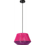 Lampa wisząca sznurkowa Jessica 30cm różowa Lucide
