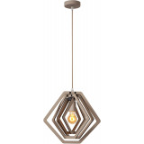 Lampa wisząca geometryczna Mauro 33,5cm taupe Lucide