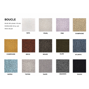Fotel designerski tapicerowany Object048 Boucle pearl NG Design 2