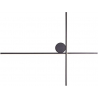Kinkiet nowoczesny Arne LED 3000K 60cm czarny MaxLight