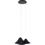 Lampa wisząca filcowa Bellmond LED 3000K 60cm czarna MaxLight