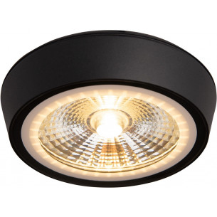 Lampa spot downlight łazienkowa Charon LED 12,8cm 3000K IP65 czarna MaxLight