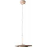 Lampa wisząca filcowa Deux LED 3000K 40cm beżowo-kremowa / szary MaxLight