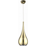 Lampa wisząca "kropla" Drop 20cm złota MaxLight