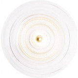 Kinkiet okrągły Lipari III LED 16cm 3000K przeźroczysty / złoto szczotkowane MaxLight