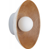 Kinkiet okrągły dekoracyjny Ilusioni 26cm biały / beż Step Into Design Kinkiet okrągły dekoracyjny Ilusioni 26cm biały / beż Step Into Design