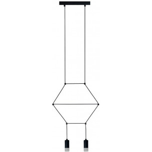 Lampa wisząca designerska Linea II 35cm czarna Step Into Design