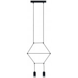 Lampa wisząca designerska Linea II 35cm czarna Step Into Design
