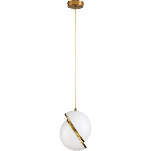 Lampa wisząca designerska Orbita 25cm biało-złota Step Into Design