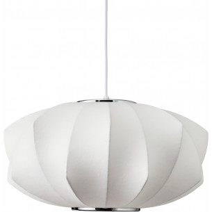 Lampa wisząca japandi Silk V-shape 45cm biała Step Into Design