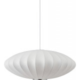 Lampa wisząca japandi Silk Flat 50cm biała Step Into Design Lampa wisząca japandi Silk Flat 50cm biała Step Into Design